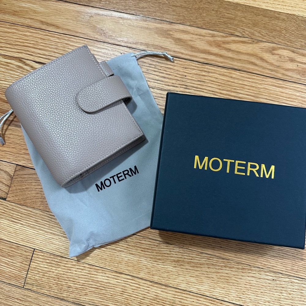Moterm Tan Leather Pocket Planner
